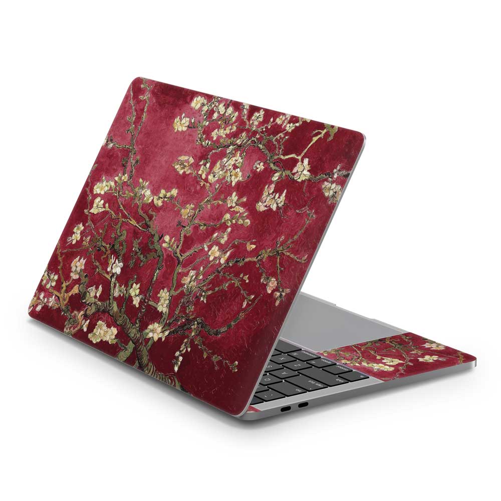 Red Blossoming Almonds MacBook Pro 13 (2016+) Skin