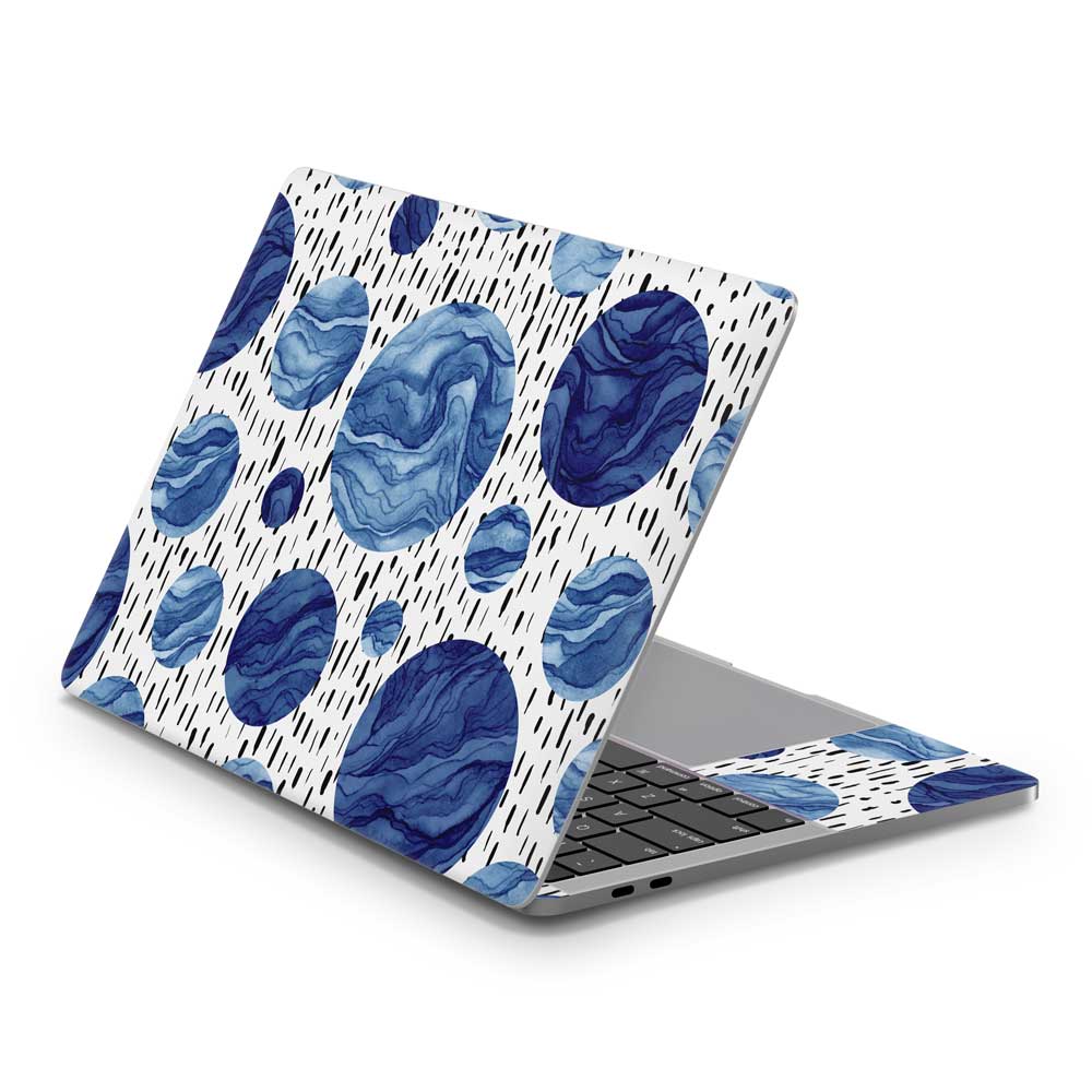 Blue Wave Drops MacBook Pro 13 (2016+) Skin