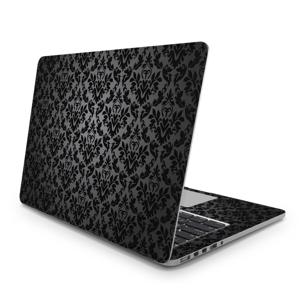 Damask Black MacBook Pro Retina Skin