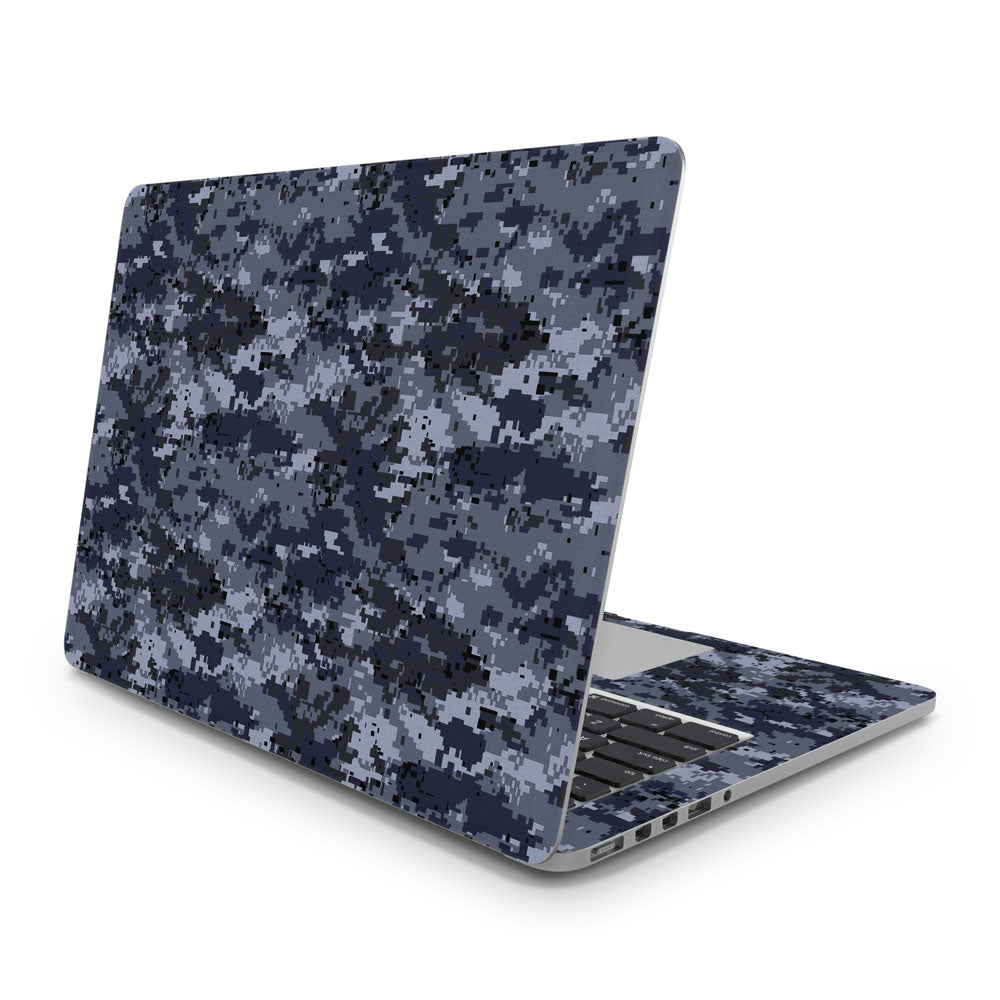 Digital Navy Camo MacBook Pro Retina Skin