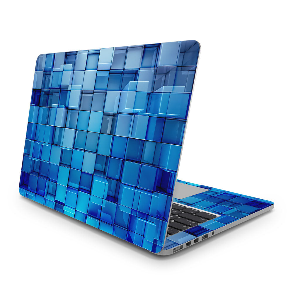 Four Square Blue MacBook Pro Retina Skin