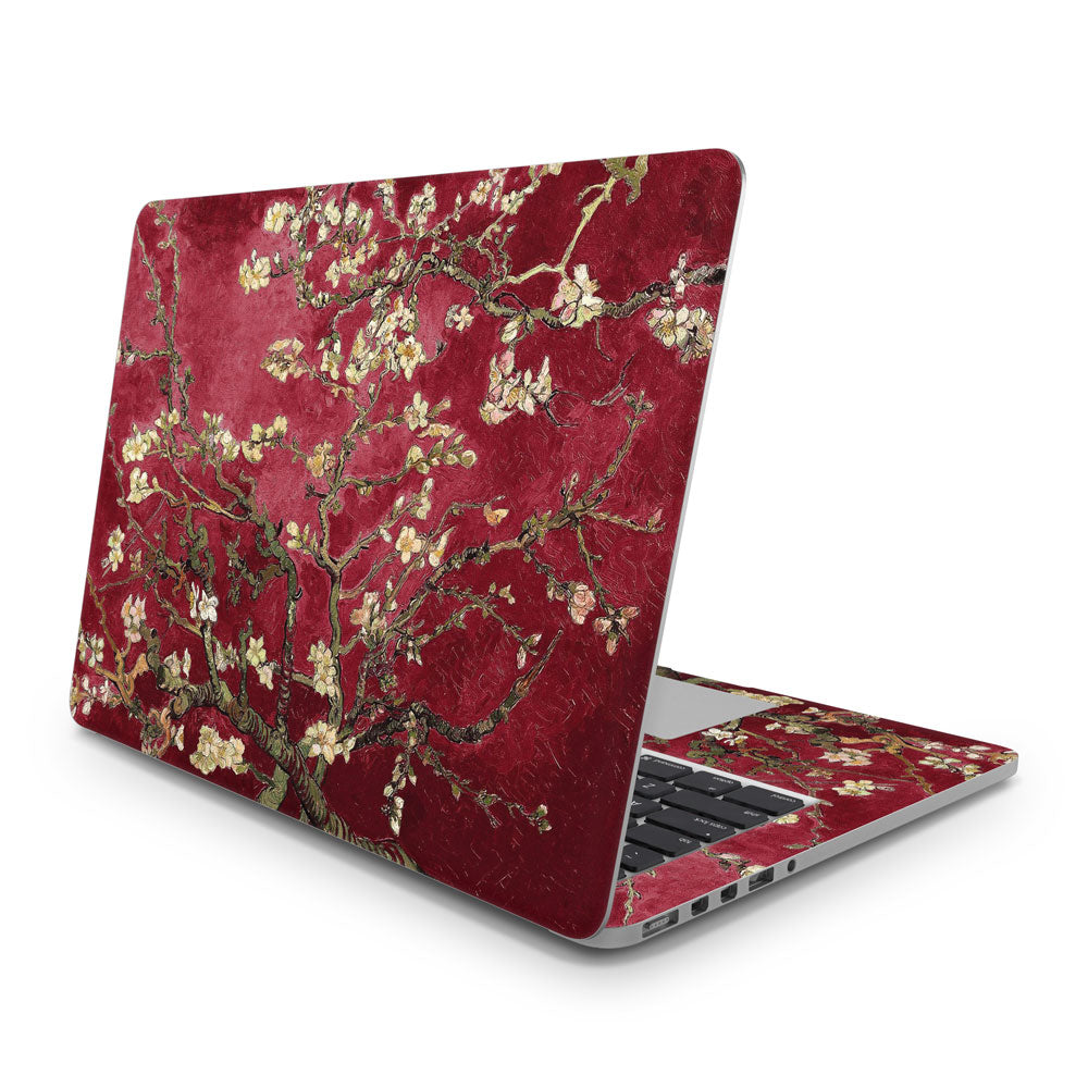 Red Blossoming Almonds MacBook Pro Retina Skin