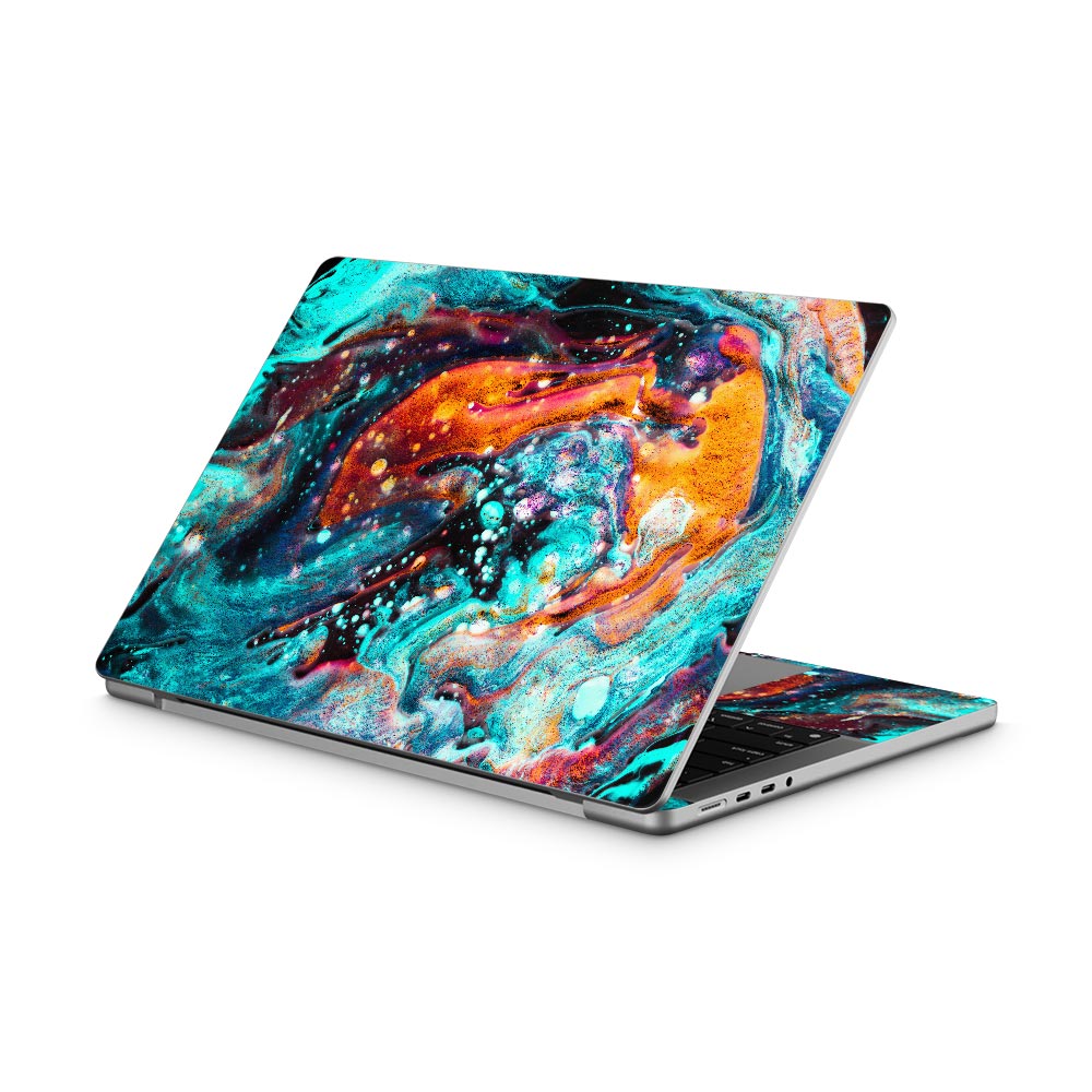 Liquid Colour Galaxy MacBook Pro 14 (2021) Skin