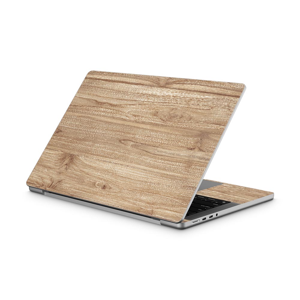 Beech Wood MacBook Pro 14 (2021) Skin