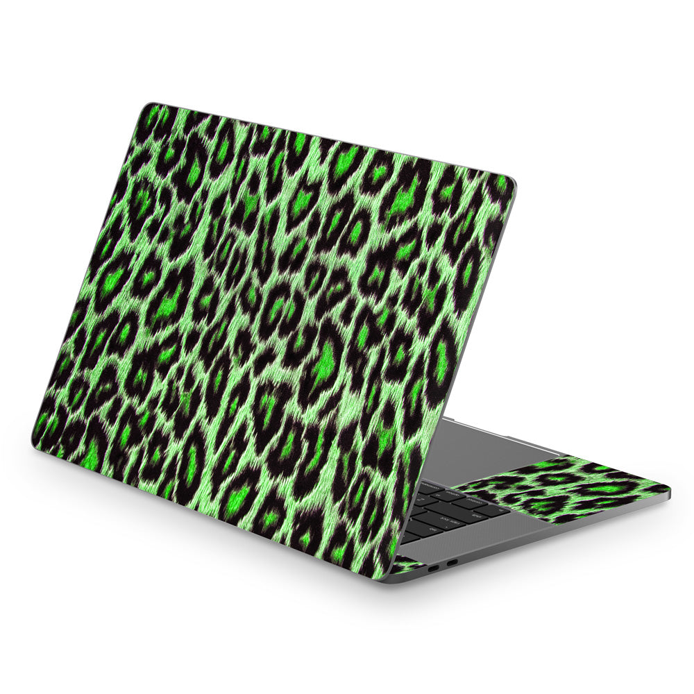 Green Leopard Print MacBook Pro 15 (2016) Skin