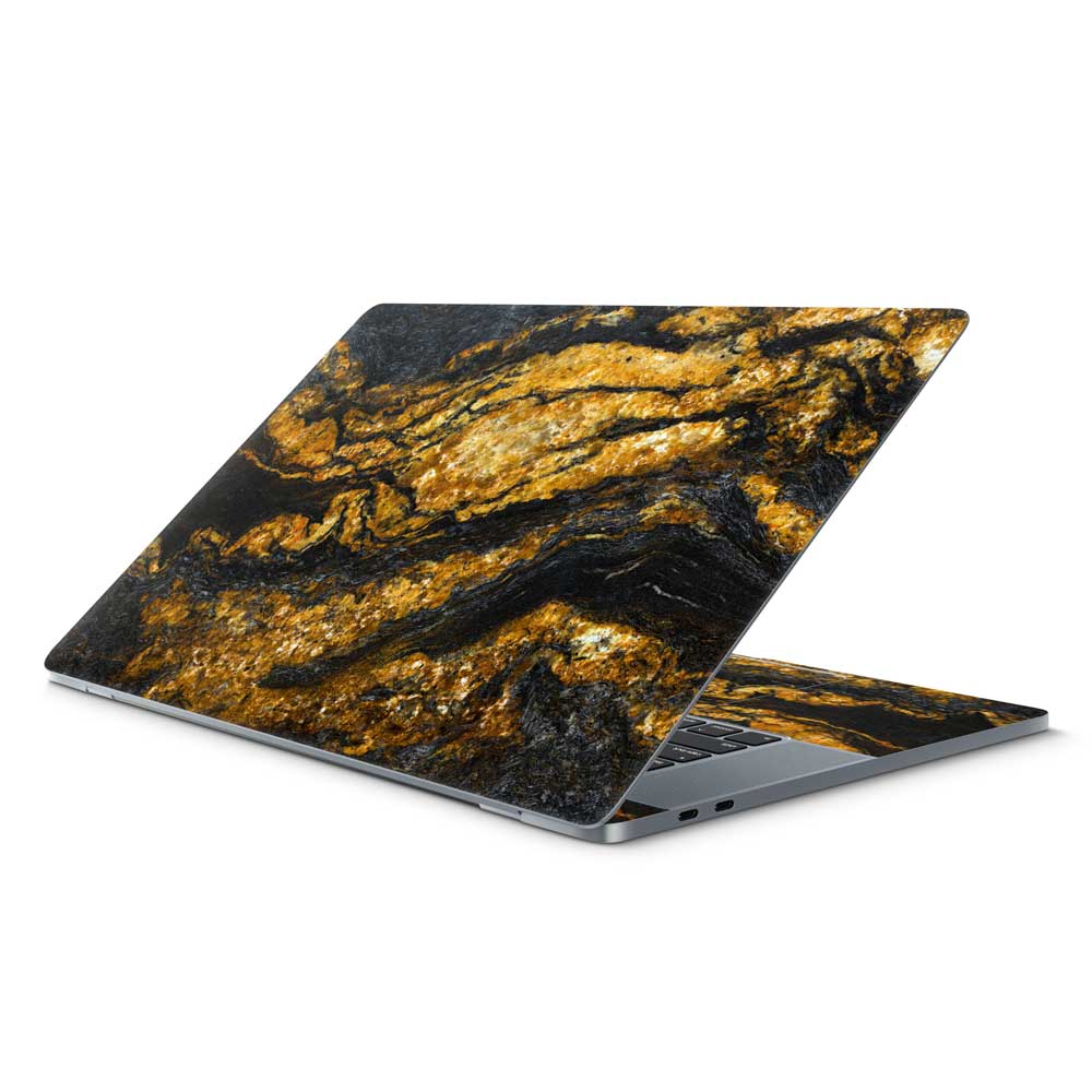 Black &amp; Gold Marble MacBook Pro 16 (2019) Skin