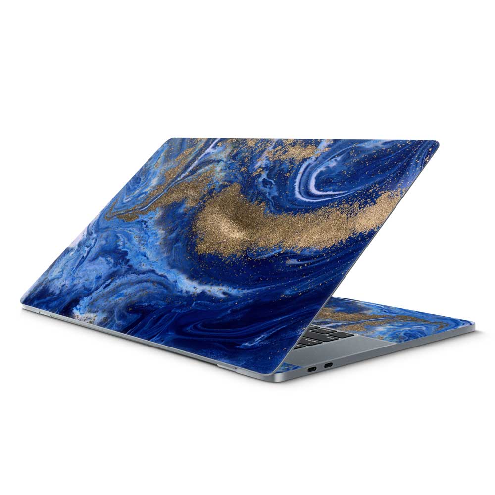 LC Blue Gold Marble II MacBook Pro 16 (2019) Skin