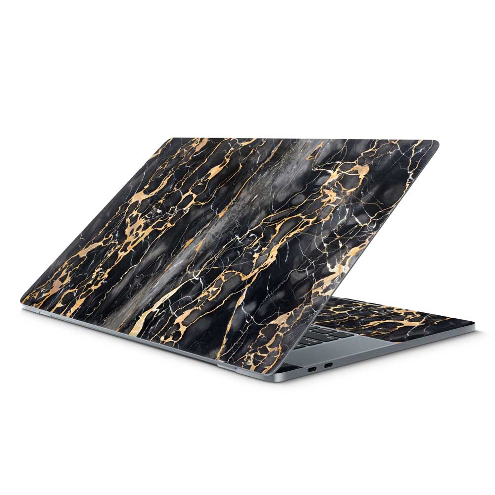 Slate Grey Gold Marble MacBook Pro 16 (2019) Skin