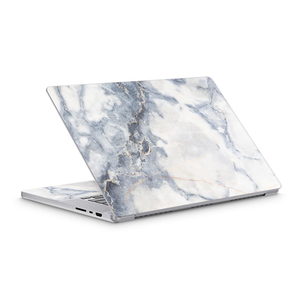 Grey Gold Marble MacBook Pro 16 (2021) Skin