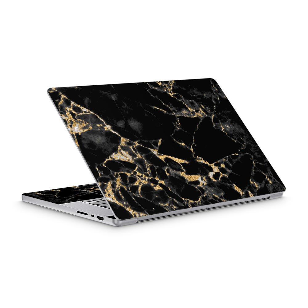 Oro Black Marble MacBook Pro 16 (2021) Skin