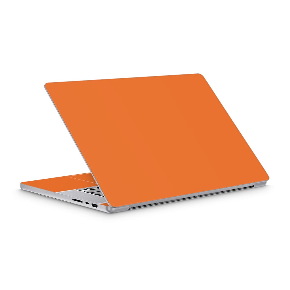 Orange MacBook Pro 16 Skin