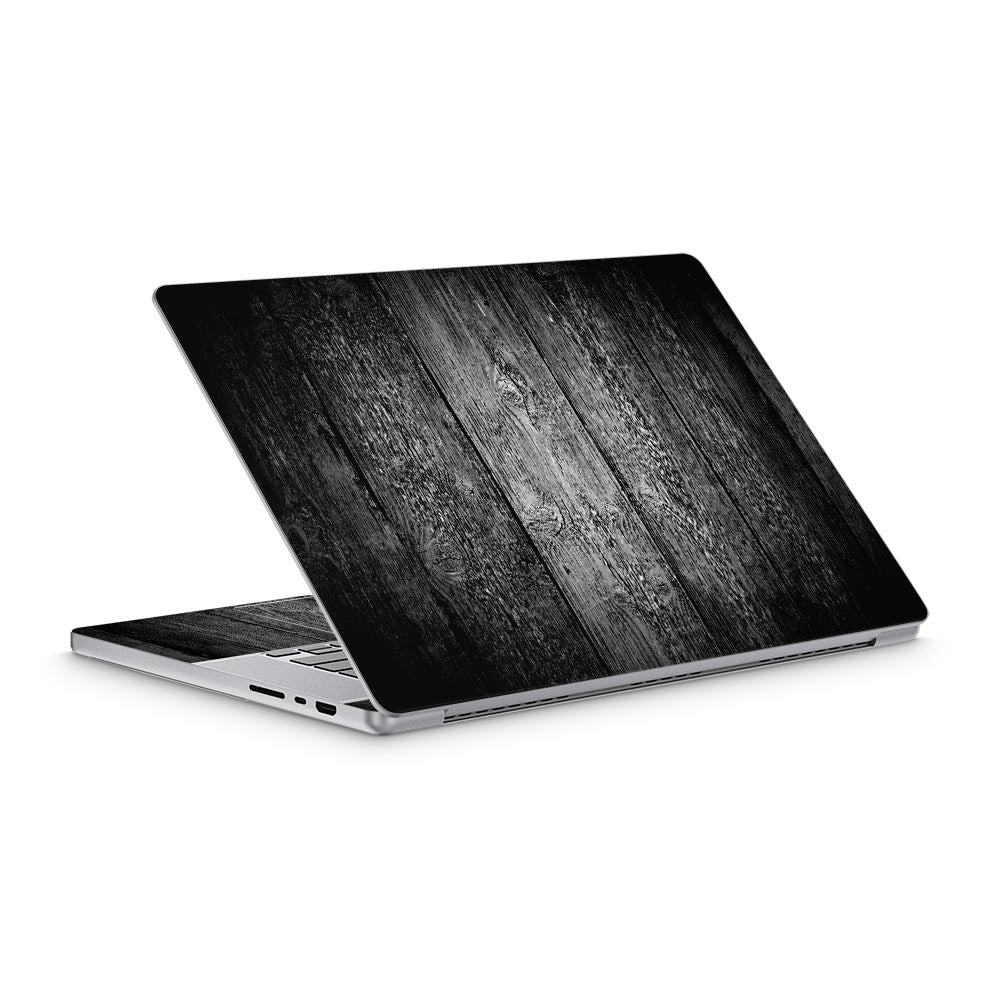 Black Timber V2 MacBook Pro 16 (2021) Skin