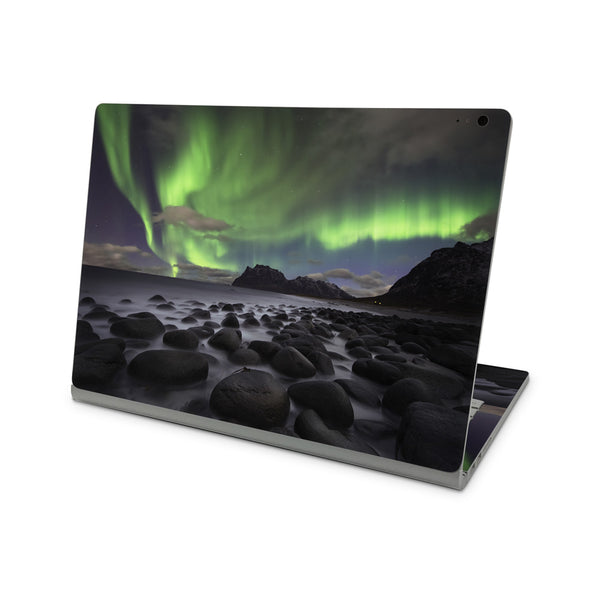 Microsoft Surface Book 2 13 Skin - Aurora Rocks | SkinWraps Australia