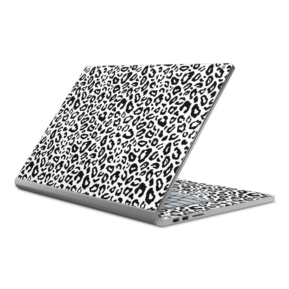 BW Leopard Microsoft Surface Book 2 15 Skin