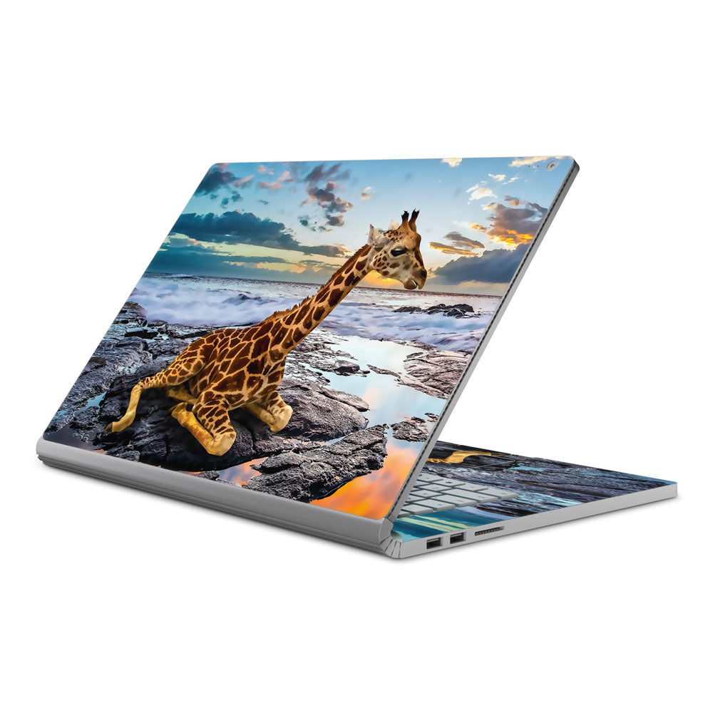 Giraffe by Sea Microsoft Surface Book 2 15 Skin