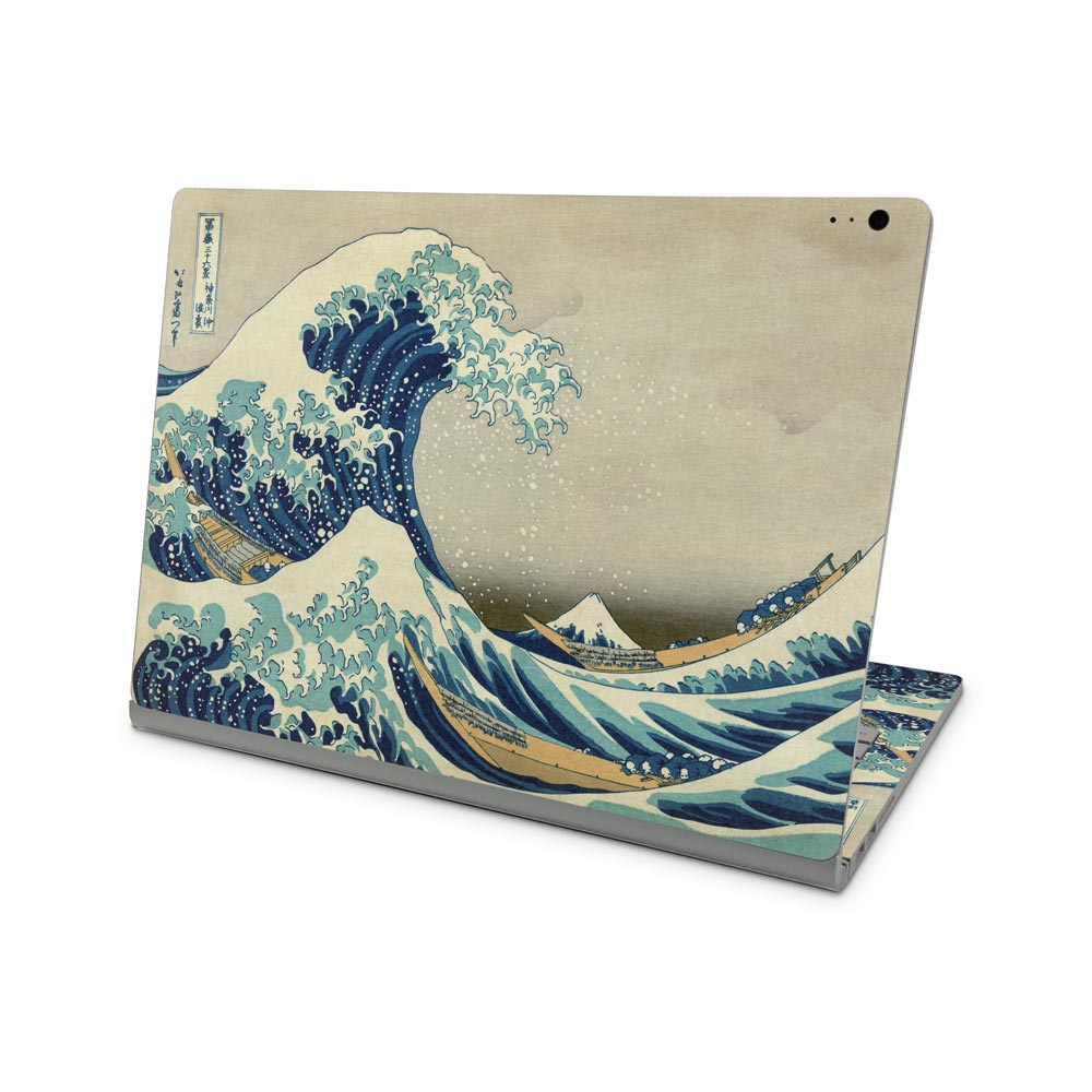 The Great Wave Microsoft Surface Book Skin