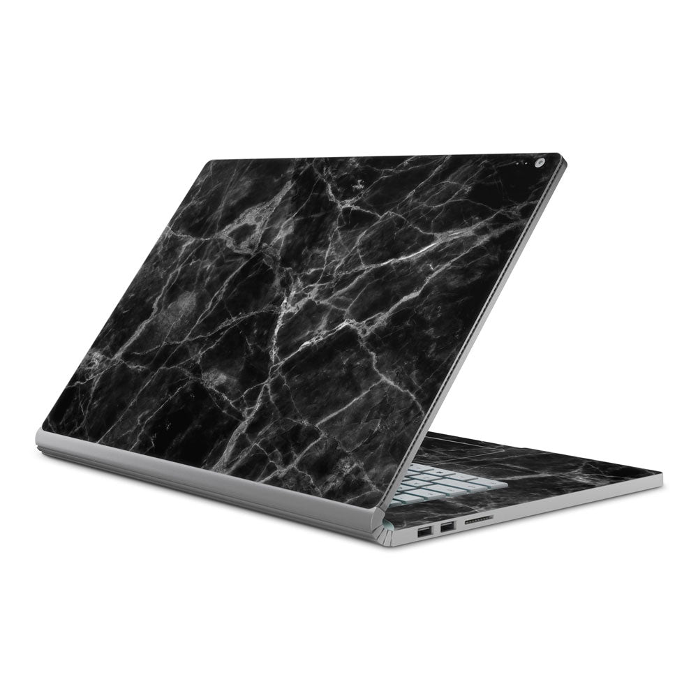 Black Marble Microsoft Surface Book 2 15 Skin