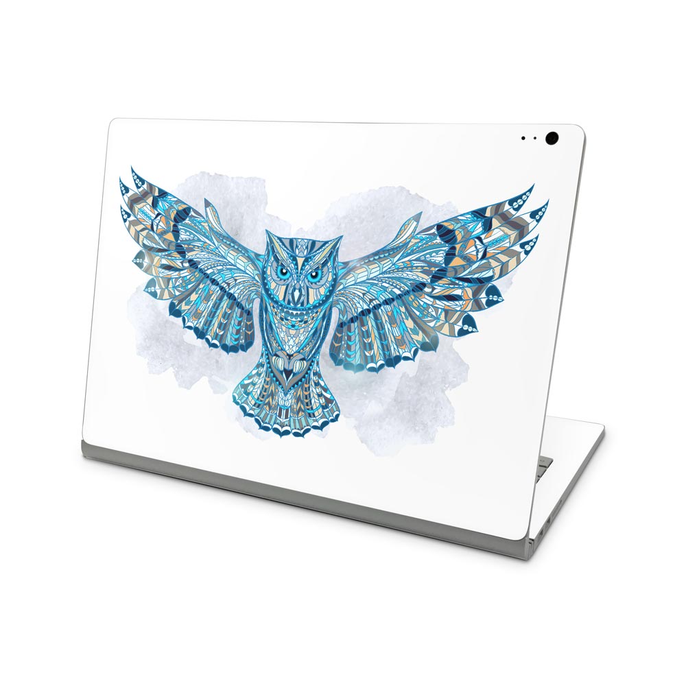 Owl in Flight Microsoft Surface Book Skin