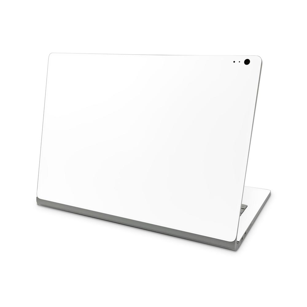 White Microsoft Surface Book 2 13 Skin