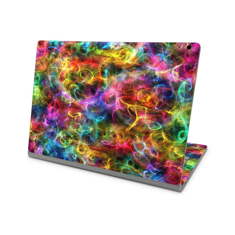 Rainbow Fluffy Microsoft Surface Book 2 13 Skin