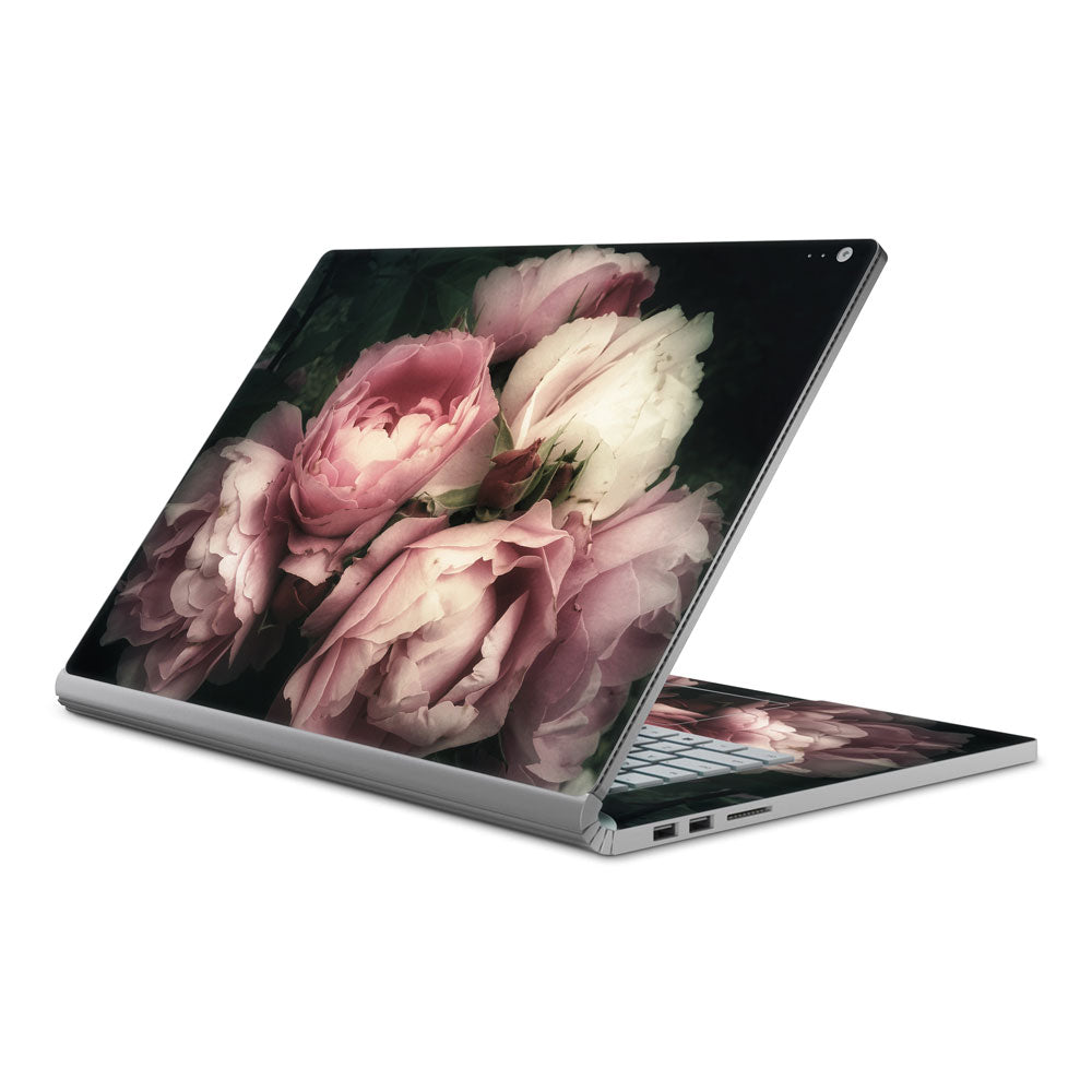 Blush Pink Roses Microsoft Surface Book 2 15 Skin