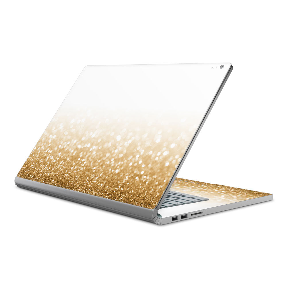Gold Stardust Microsoft Surface Book 2 15 Skin