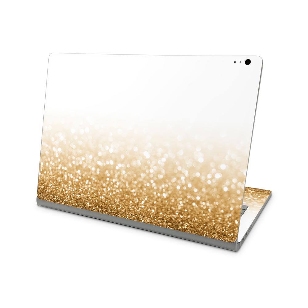 Gold Stardust Microsoft Surface Book 2 13 Skin