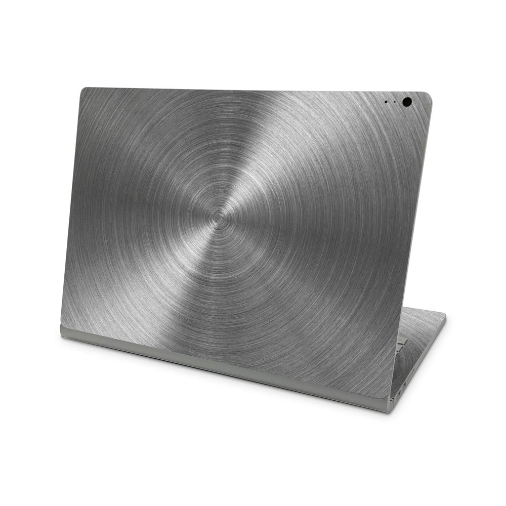 Brushed Stainless Microsoft Surface Book Skin