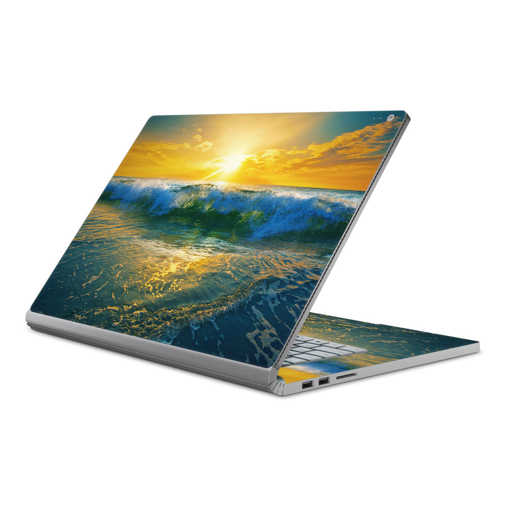 Sunrise Wave Microsoft Surface Book 2 15 Skin