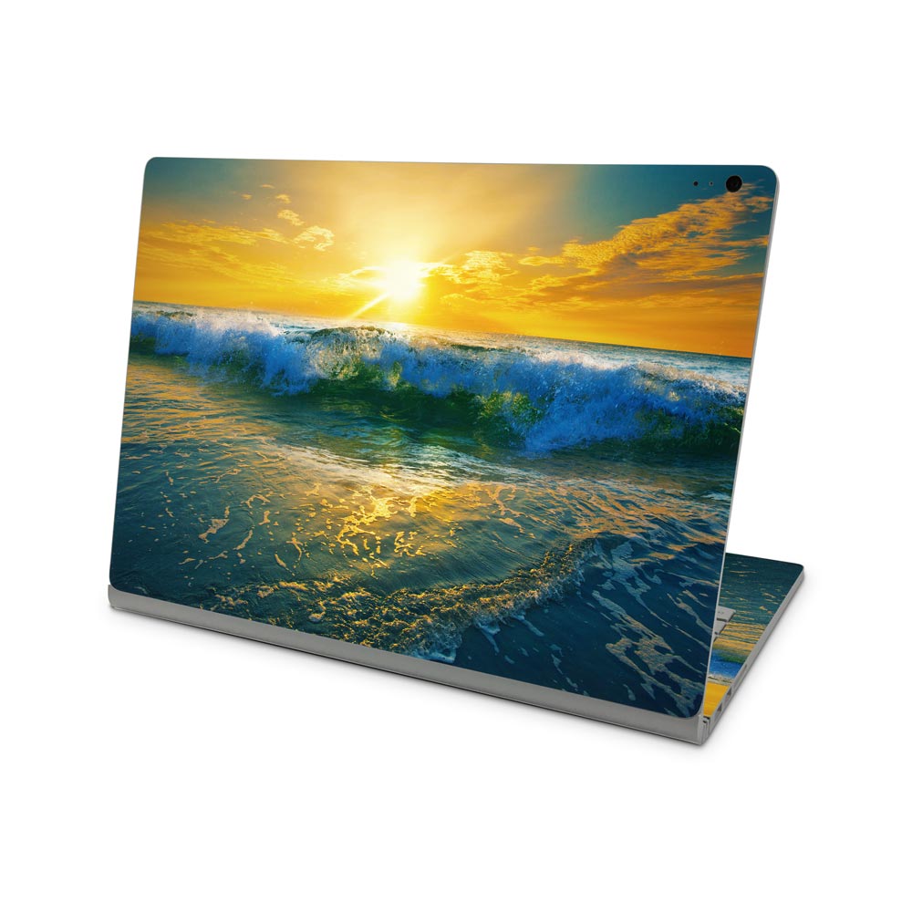 Sunrise Wave Microsoft Surface Book 2 13 Skin