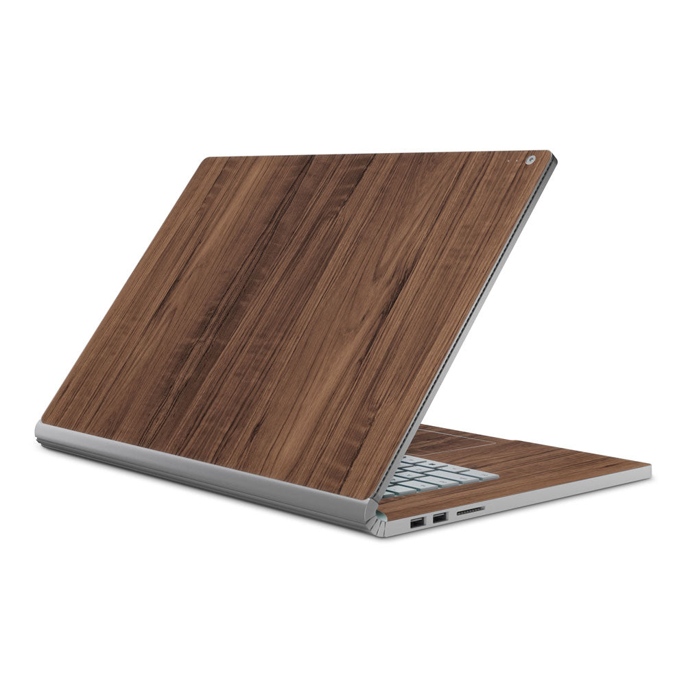 Teak Wood Microsoft Surface Book 2 15 Skin