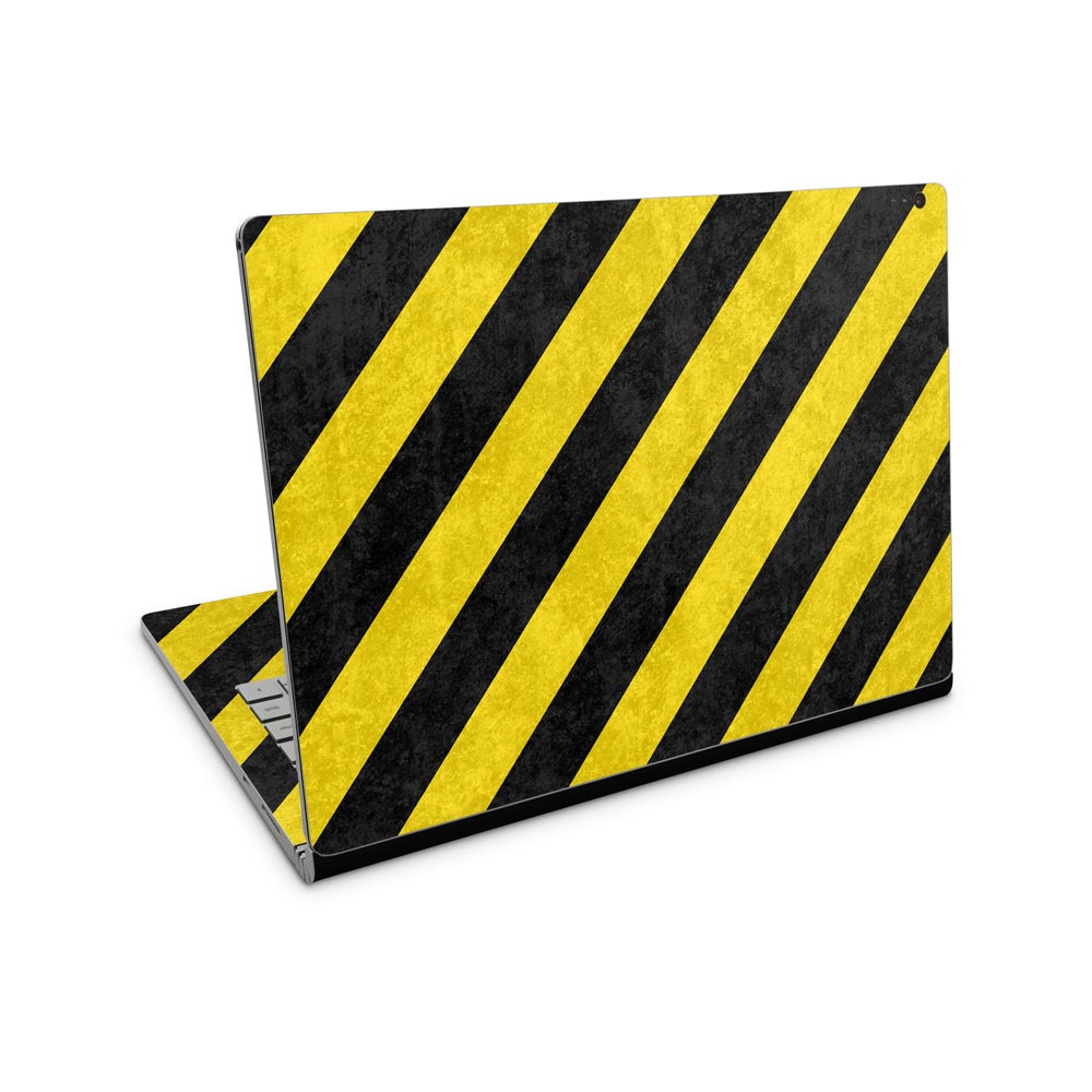 Hazard Stripes Microsoft Surface Book 3 13 Skin