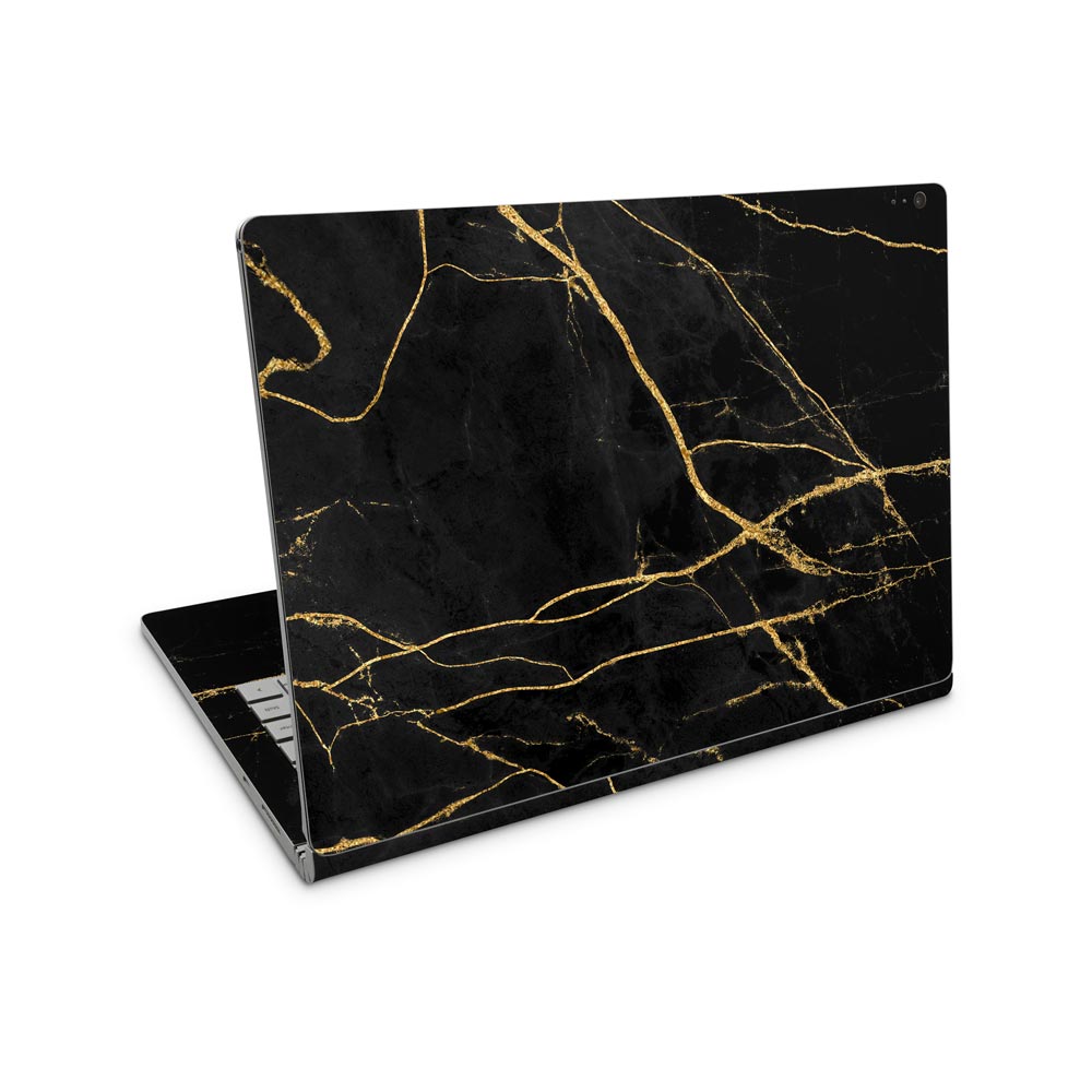 Gold Streak Marble Microsoft Surface Book 3 13 Skin