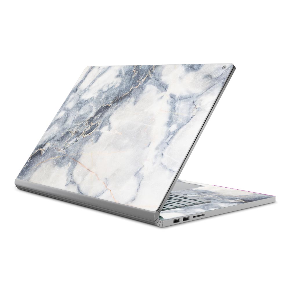 Grey Gold Marble Microsoft Surface Book 3 15 Skin