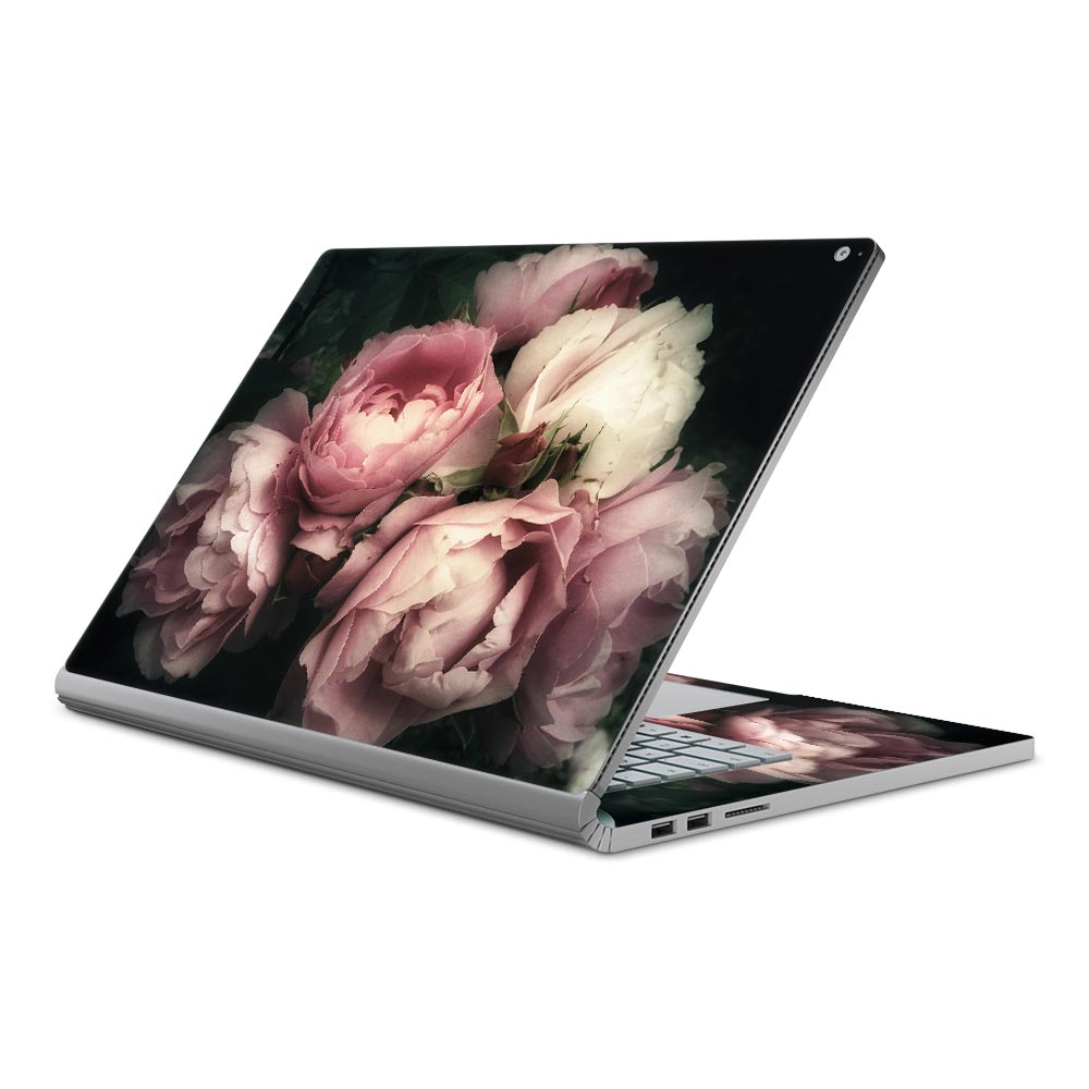 Blush Pink Roses Microsoft Surface Book 3 15 Skin