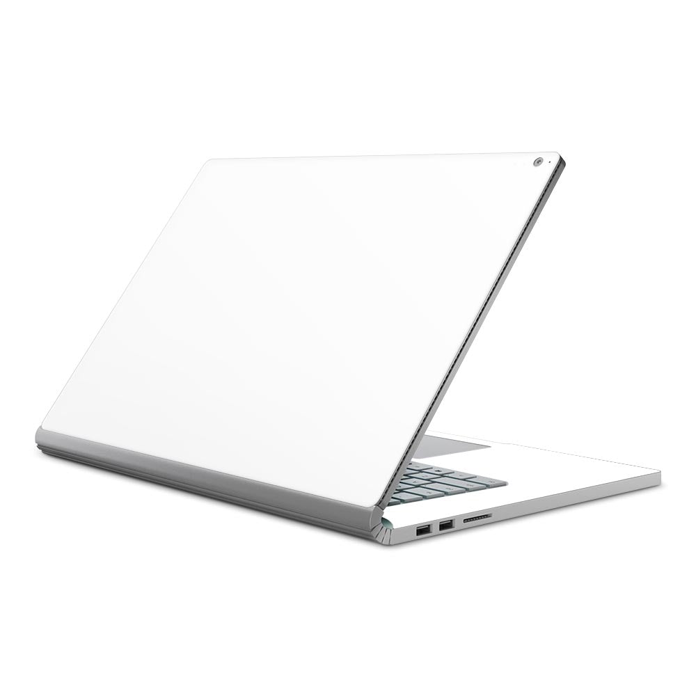 White Microsoft Surface Book 3 15 Skin