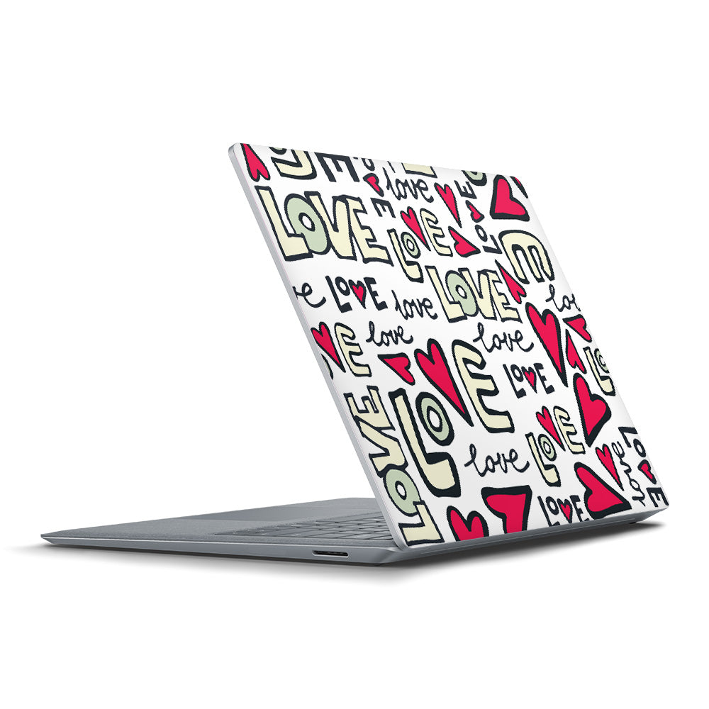 Heart of Love Microsoft Surface Laptop Skin