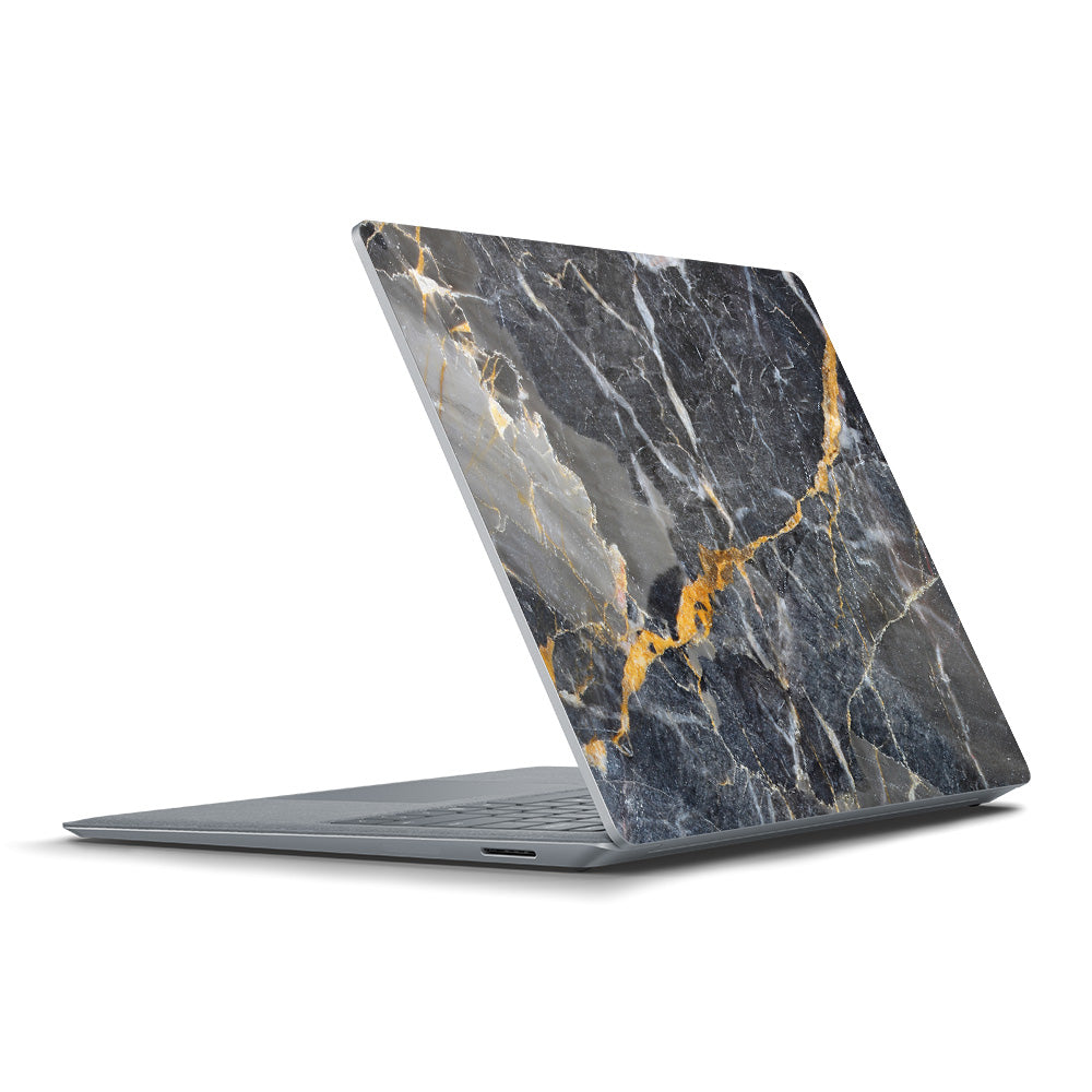 Slate Gold Marble Microsoft Surface Laptop Skin