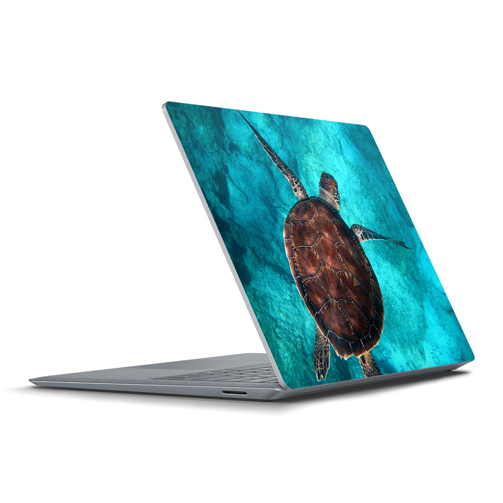 Blue Water Turtle Microsoft Surface Laptop Skin