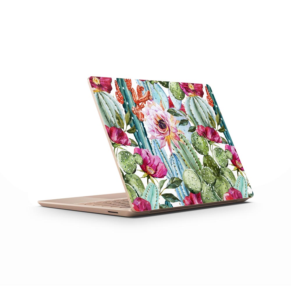 Cactus Flower Microsoft Surface Laptop Go Skin