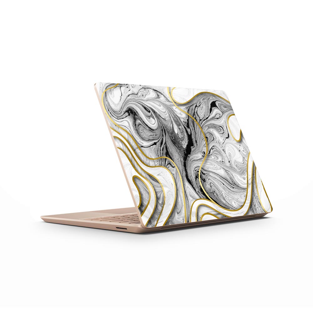 Acrylic Marble Swirl Microsoft Surface Laptop Go Skin