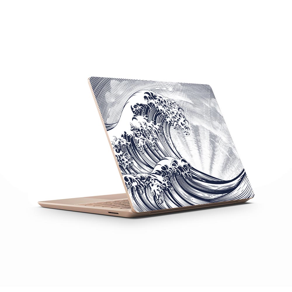 Ocean Great Wave Microsoft Surface Laptop Go Skin