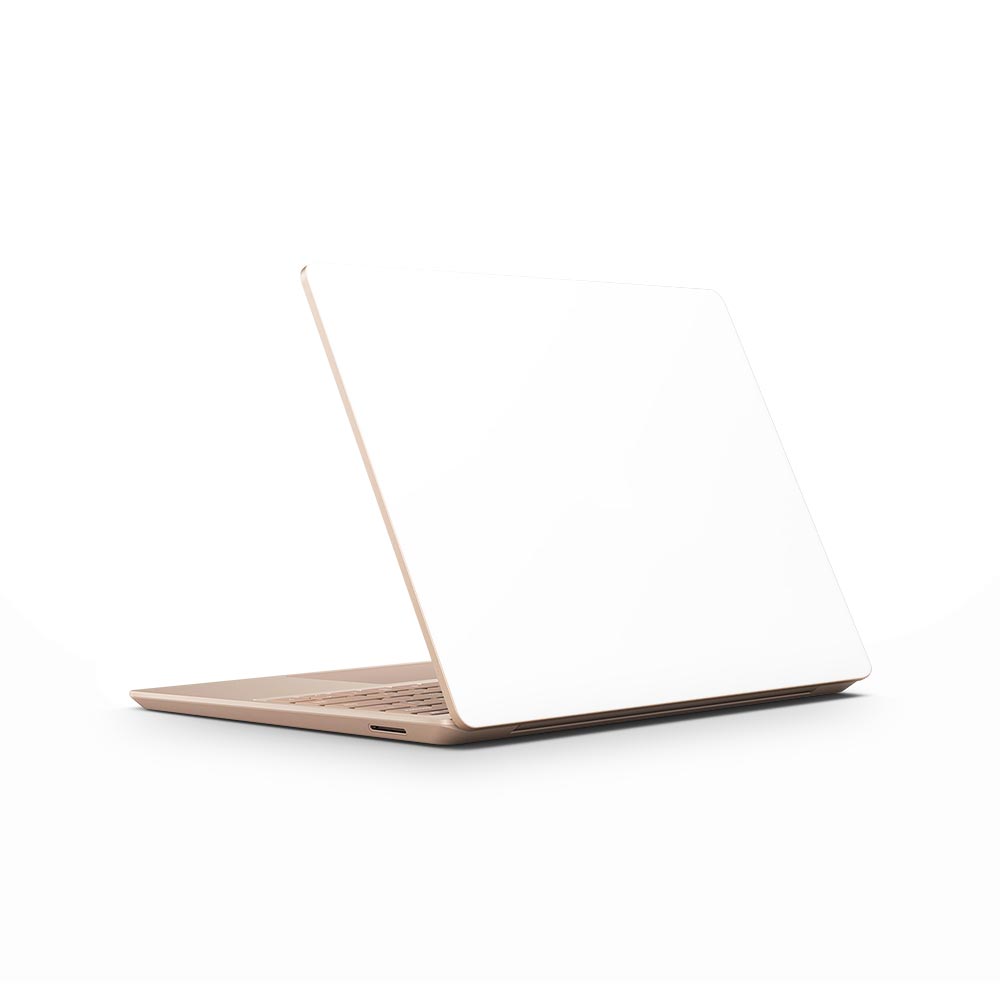 White Microsoft Surface Laptop Go Skin