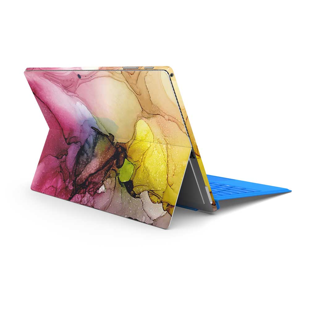 Abstract Floral Surface Pro 4/5/6 Skin