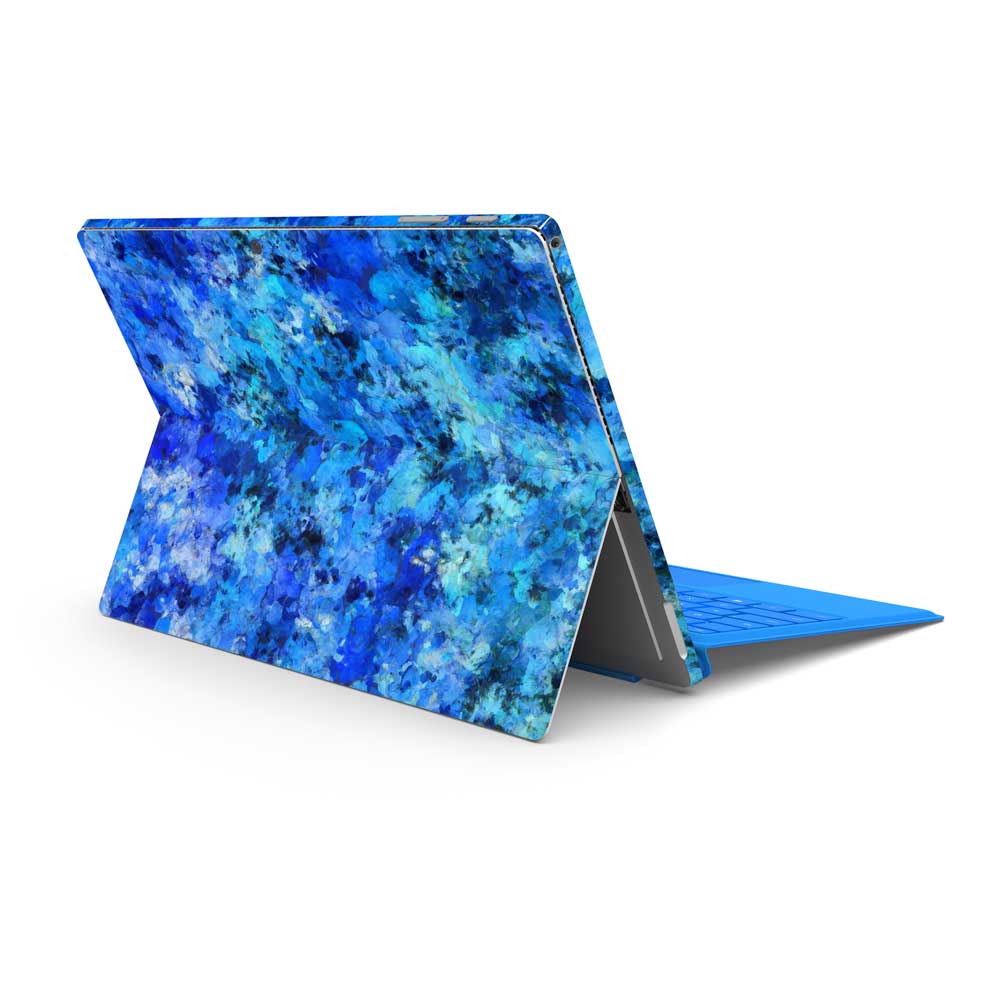 Aqua Blue Microsoft Surface Skin