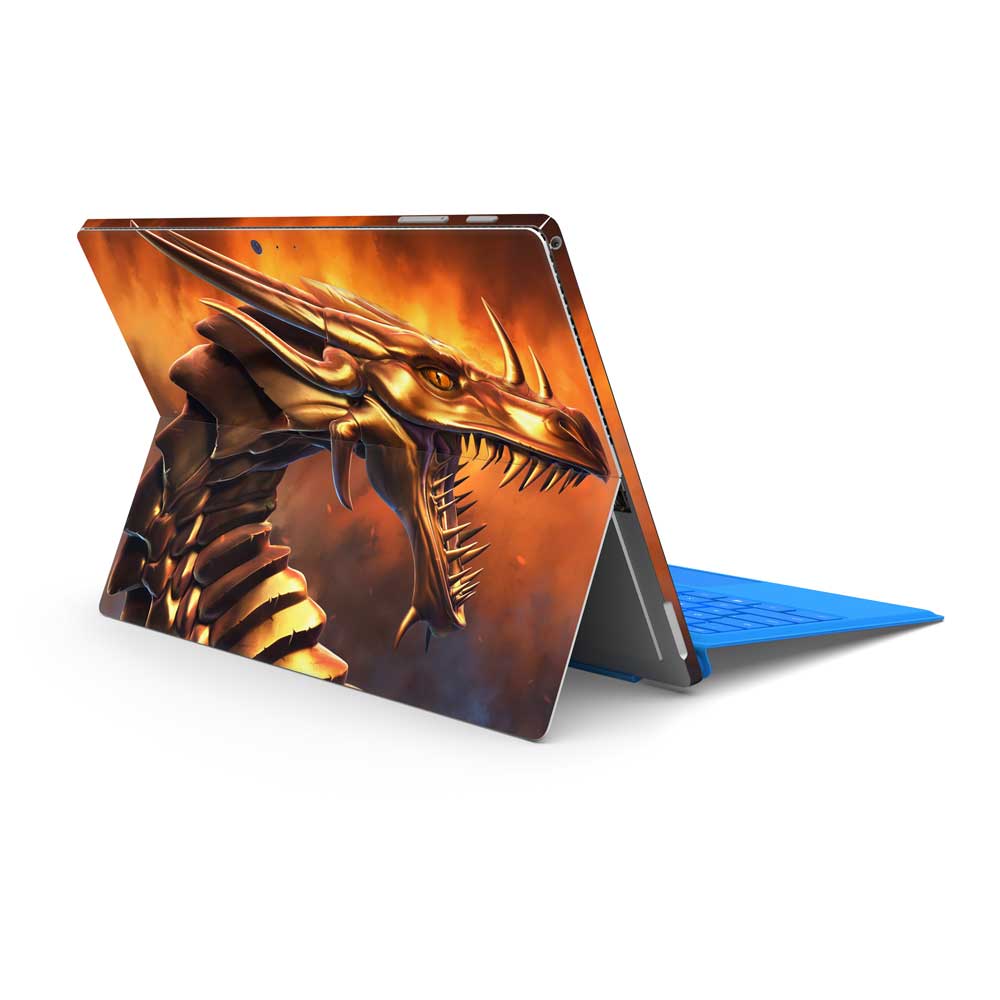 Dragon Plated Microsoft Surface Skin