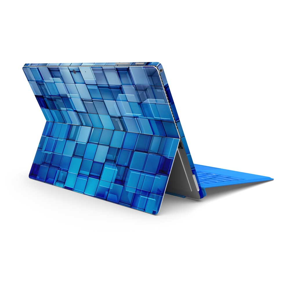 Four Square Blue Microsoft Surface Skin
