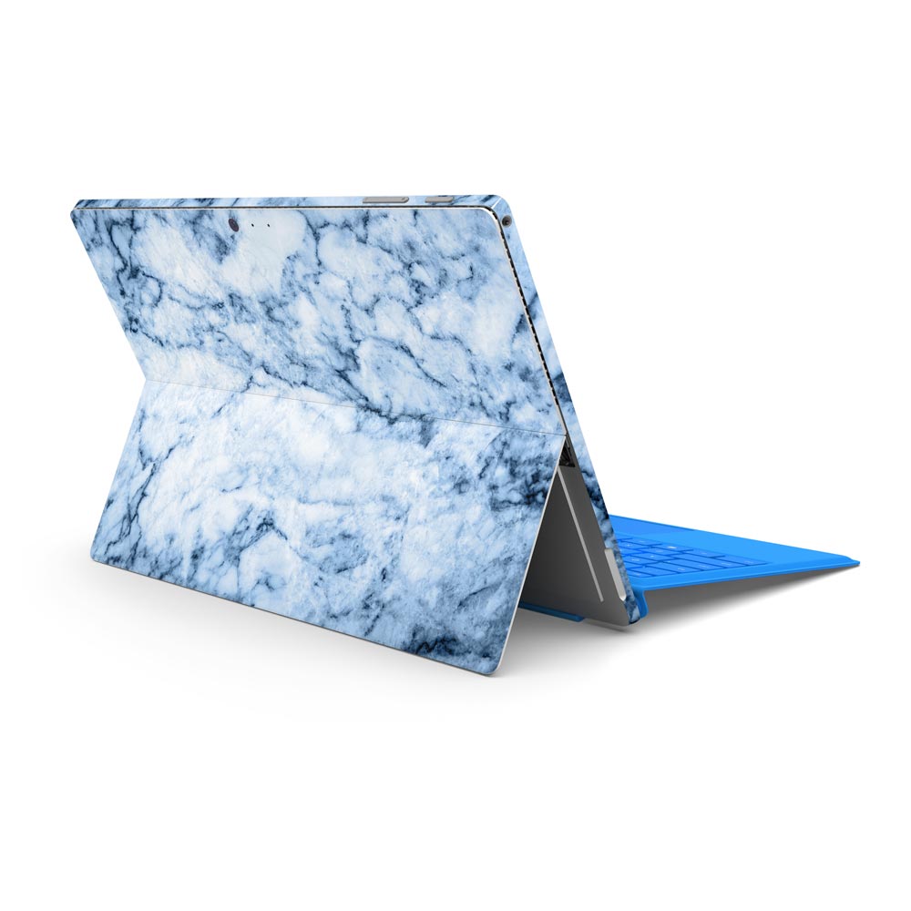 Blue Vein Marble Microsoft Surface Skin