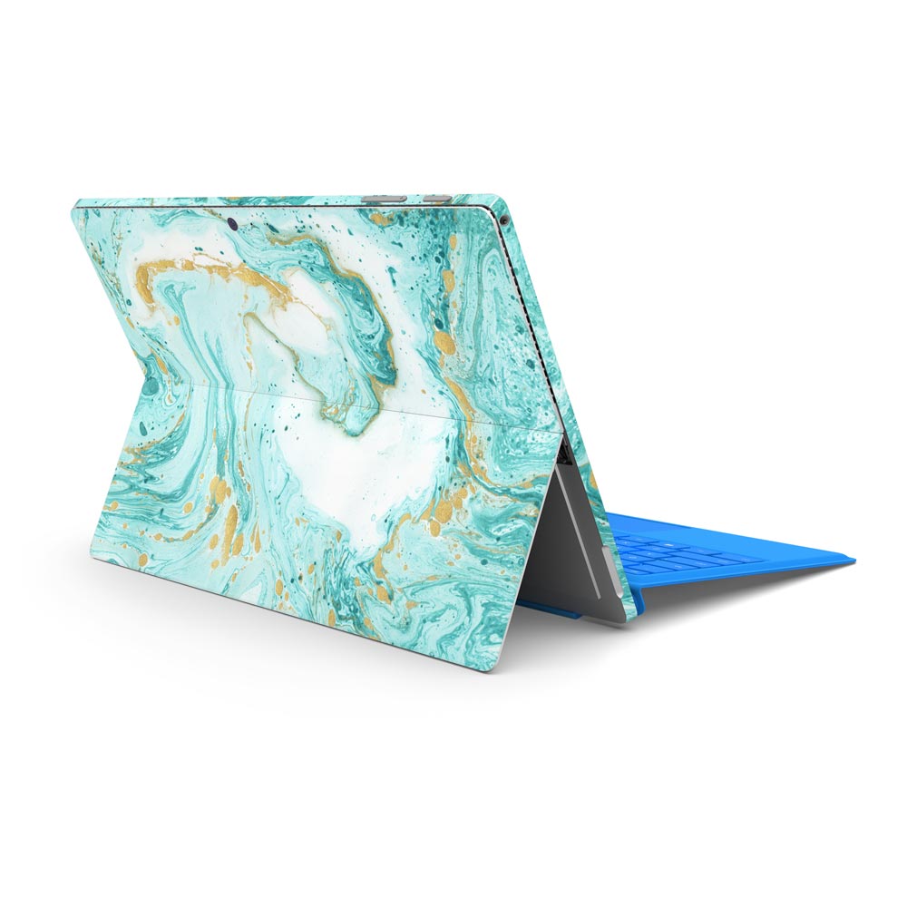 Ocean Marble Swirl Microsoft Surface Skin
