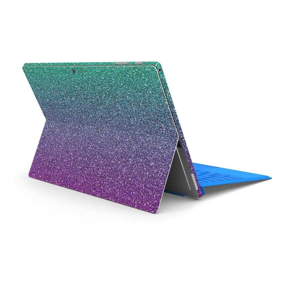 Ombre Green to Purple Microsoft Surface Skin